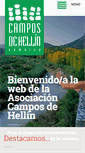 Mobile Screenshot of camposdehellin.com